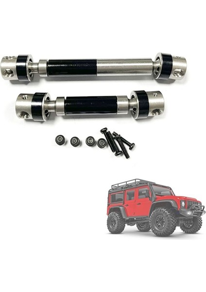 2pcs Metal Şaftı Cvd Mili Traxxas TRX4M Trx-4m 1/18 Rc Paletli Araba Yükseltme Parçaları Aksesuarları Siyah (Yurt Dışından) indirimleri