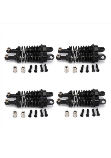 8 Pcs Yağ Ayarlanabilir 65MM Şok Emici Damper 1/18 Wltoys A959 A969 A979 K929 Hpı Hsp Traxxas Losi Tamiya Siyah (Yurt Dışından)