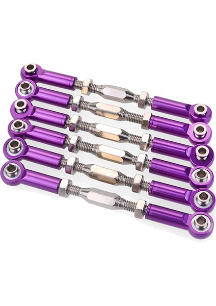 6pcs 71-86MM Alüminyum Turnikli Çubuk Direksiyon Rc 1/10 Redcat Traxxas Hsp Zd Yarışı Hpı Canavar Kamyon-Moral (Yurt Dışından) fırsatları