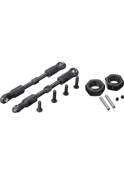 2 Set Rc Araba Parçası 1 Set Yön Bağlantısı Çekme Çubuğu EA1018 ve 1 Set Tekerlek Eklemi EA1015 (Yurt Dışından)