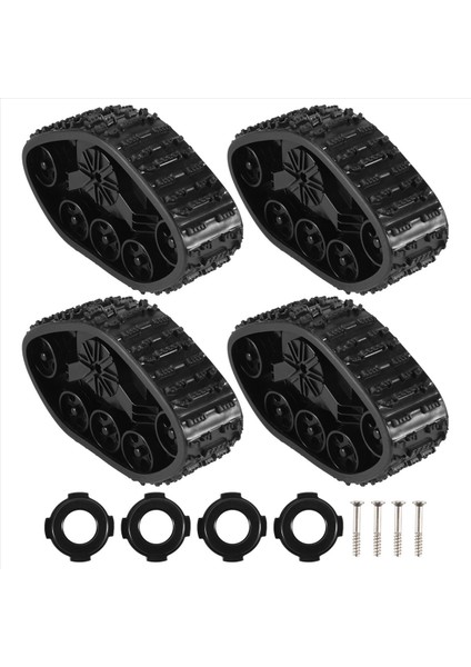 4pcs Yükseltme Track Wheels 1/16 Wpl B14 B24 C14 C24 Kamyon Rc Araç Aksesuarları Yükseltme Yedek Parçaları Rc Araç Parçaları (Yurt Dışından)