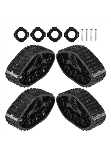 4pcs Yükseltme Track Wheels 1/16 Wpl B14 B24 C14 C24 Kamyon Rc Araç Aksesuarları Yükseltme Yedek Parçaları Rc Araç Parçaları (Yurt Dışından) modelleri
