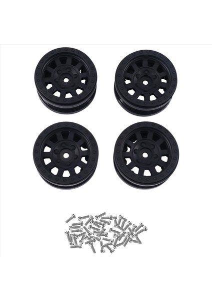 4pcs Plastik Beadlock 1 9 Tekerlek Hub Tekerlek Jant 1/10 Rc Paletli Araba Eksenel SCX10 Wraıth RR10 Capra RBX10 Traxxas Trx4 3 (Yurt Dışından)