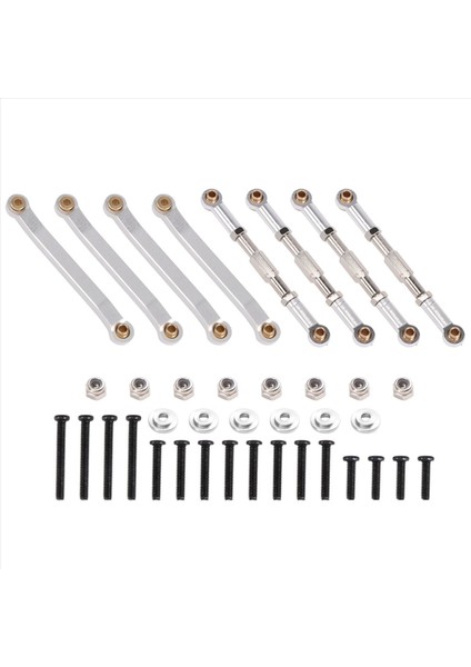 Metal Şasi Çekme Çubukları Bağlantı Süspansiyon Tıe Çubuğu Mn D90 D91 D96 D99 D99S MN90 MN99S 1/12 Rc Araba Yükseltme Parçaları Gümüş (Yurt Dışından) fiyatları