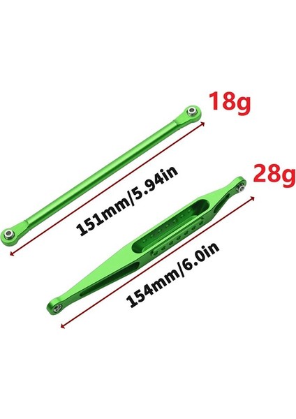 8pcs Metal Ön ve Arka Şasi Bağlantısı Losi Lmt 4WD Katı Aks Canavar Kamyonu 1/8 Rc Araba Yükseltme Parçaları 1 (Yurt Dışından) modelleri