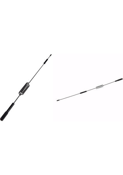 Metal 160MM Dekoratif Anten 1 10 Rc Paletli Eksenel SCX10 ve Rc Araç Modeli Için Antenler 1/10 Traxxas -4 Siyah 290MM (Yurt Dışından)