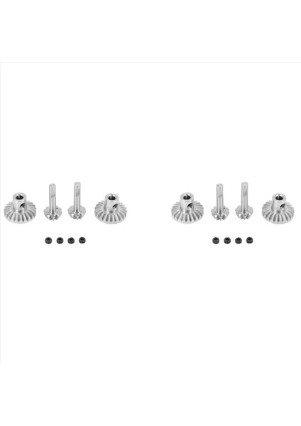 8pcs Çelik Ön ve Arka Aks Dişli Mil Dişliler Wpl B24 B36 C14 C24 Mn D90 MN99S Yükseltme Parçaları (Yurt Dışından)