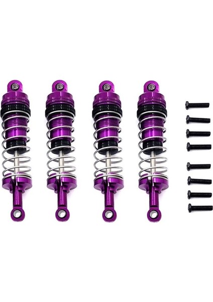 Wltoys Için Metal Yağ Şok Emici 144001 144002 144010 124007 124016 124017 124018 124019 Rc Araba Yükseltme Parçaları Mor (Yurt Dışından)