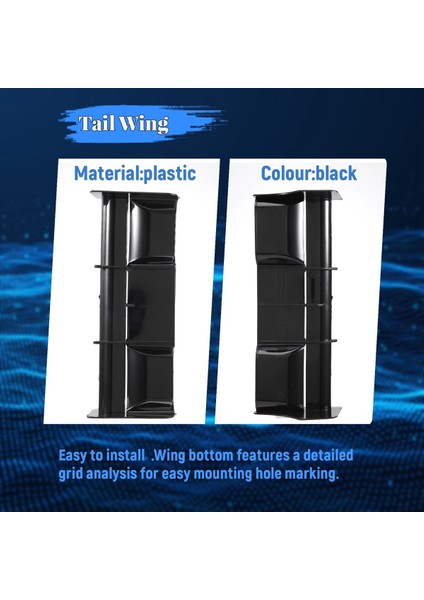 1 8 Buggy Rc Arabalar Rc Plastik Naylon Kuyruk Kanadı 1/8 Ölçekli Nitro Electric Powered Off Road Buggytruck Uzaktan Kumanda Siyah (Yurt Dışından) indirimleri