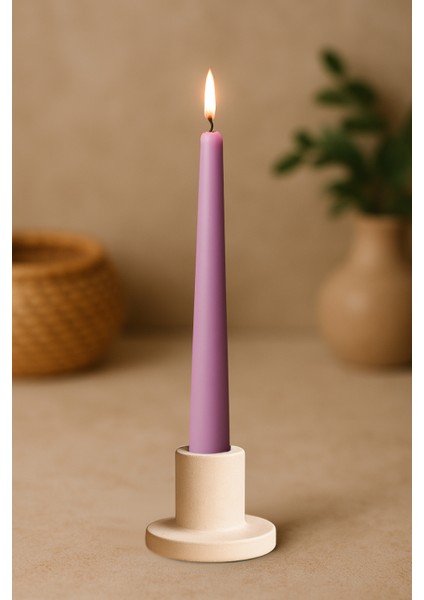 Şamdanlı Mor Mum