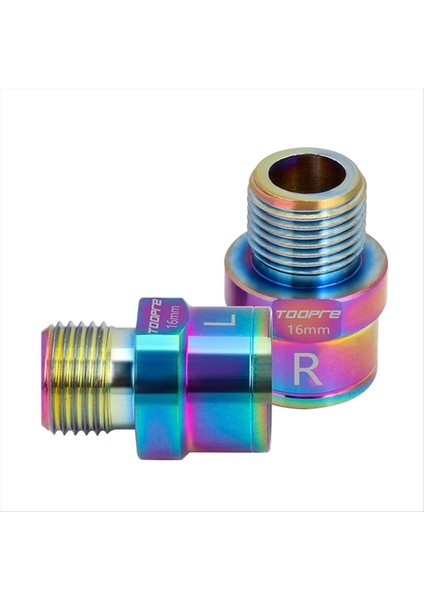 Toopre Bisiklet Pedalı Uzatma Cıvataları Ara Ara Pedal Axle Krank Aksesuarları Profesyonel Mtb Yol Bisiklet Aksesuarları-A (Yurt Dışından)