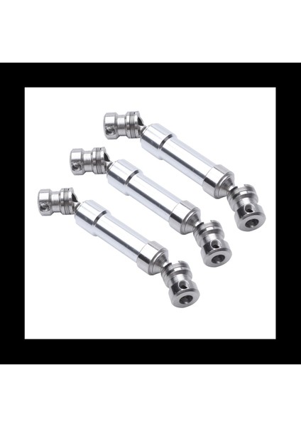 3pcs Metal Arka Merkezi Şaftı Cvd Şanzıman Şaftı 1 12 Wltoys 12428 12423 Gümüş (Yurt Dışından)