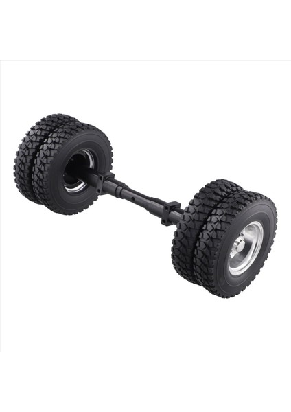 4 Adet 1/14 Tamiya-Rc Kamyon Arabası 770S 3363 FH16 Adam Diy Parçaları Için Güç Mili Olmayan Kauçuk Lastik (Yurt Dışından)