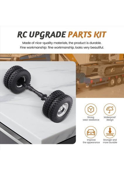 4 Adet 1/14 Tamiya-Rc Kamyon Arabası 770S 3363 FH16 Adam Diy Parçaları Için Güç Mili Olmayan Kauçuk Lastik (Yurt Dışından) fırsatları