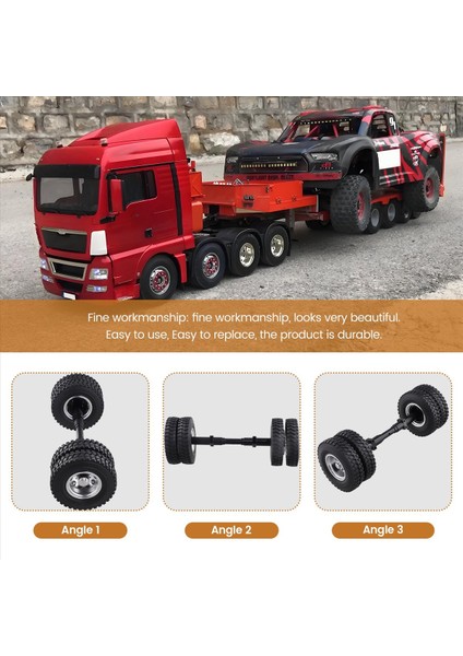 4 Adet 1/14 Tamiya-Rc Kamyon Arabası 770S 3363 FH16 Adam Diy Parçaları Için Güç Mili Olmayan Kauçuk Lastik (Yurt Dışından) indirimleri