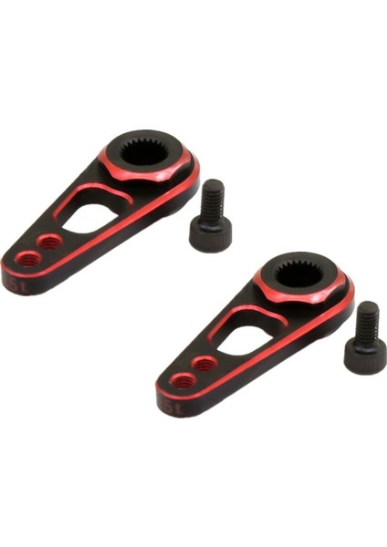2pcs Metal Çift Delik 25T Servo Servo Korna 1/10 Rc Araç Teknesi Futaba Savox Emax Powerhd Jx Spt Hsp Axıal SCX10 1 (Yurt Dışından)