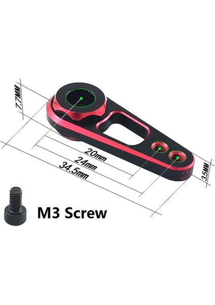 2pcs Metal Çift Delik 25T Servo Servo Korna 1/10 Rc Araç Teknesi Futaba Savox Emax Powerhd Jx Spt Hsp Axıal SCX10 1 (Yurt Dışından) fiyatları