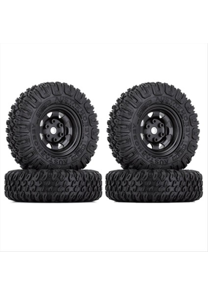 4pcs 85MM 1 55 Metal Beadlock Tekerlek Jantlar Lastikler 1/10 Rc Paletli Araba Eksenel Yetersiz Jr RC4WD D90 Tf2 Tamiya B (Yurt Dışından)