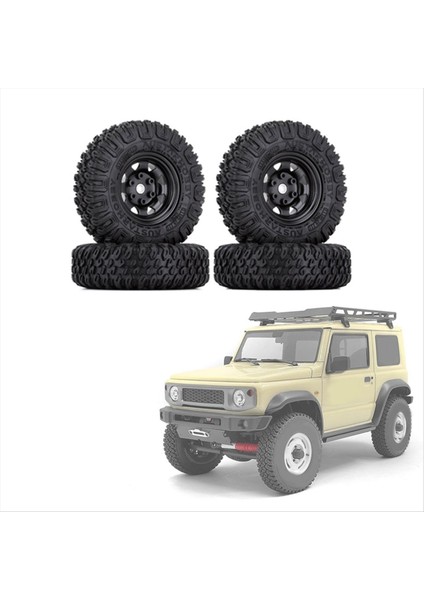 4pcs 85MM 1 55 Metal Beadlock Tekerlek Jantlar Lastikler 1/10 Rc Paletli Araba Eksenel Yetersiz Jr RC4WD D90 Tf2 Tamiya B (Yurt Dışından) fırsatları