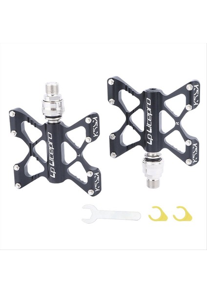 Litepro K5 Hızlı Serbest Bırakma Pedalı Genişletilmiş Kayma Olmayan Ultralight Mühürlü Yatak Katlanır Bisiklet Pedalları Bisiklet Parça Siyah (Yurt Dışından)