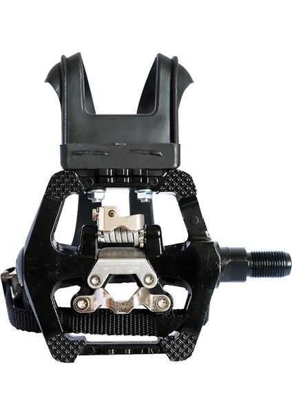 Bisiklet Pedalları Için 2pcs - Ayak Klipsli ve Kayışları ile Hibrit Pedal Spin Bisikleti Iç Egzersiz Bisikletleri 9/16 Inç Için Uygun (Yurt Dışından)