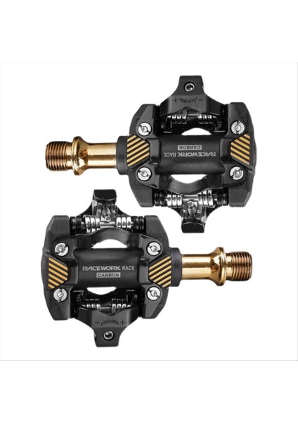 Yarış Çalışması Mtb Bisiklet Pedalı Kendi Kendine Kilitlenen Spd Pedalları Dağ Bisikleti Kılıfları Taşıyan Ayak Çizimi Bicycele Parçaları-Altın (Yurt Dışından) indirimleri