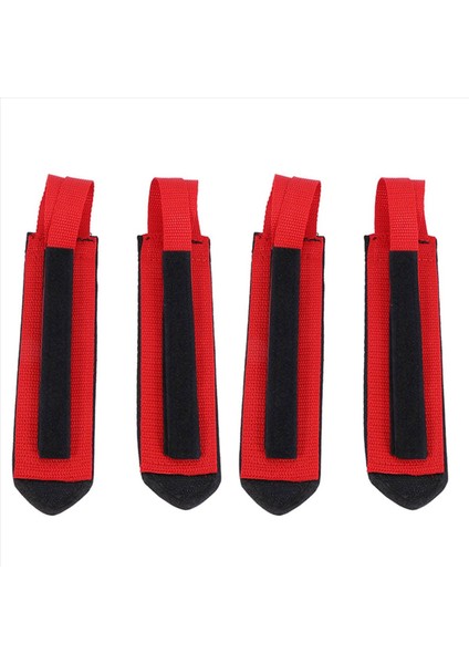 2 Çift Pedal Kayışı Ayak Pedal Kayışları Çocuk Pedal Kayışları Bisiklet Pedal Kayışları Bisiklet Ayak Kayışları (Kırmızı) (Yurt Dışından)