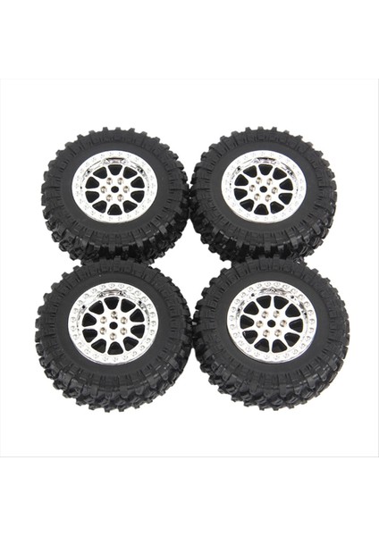 4pcs 70MM Lastik Lastikleri Mn D90 D99S Mn-90 MN91 MN98 MN99S Wpl C14 C24 C34 B14 B24 Rc Araç Araç Yükseltme Parçaları Gümüş (Yurt Dışından)