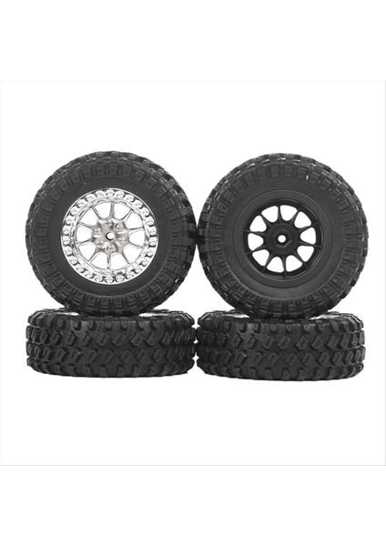 4pcs 70MM Lastik Lastikleri Mn D90 D99S Mn-90 MN91 MN98 MN99S Wpl C14 C24 C34 B14 B24 Rc Araç Araç Yükseltme Parçaları Gümüş (Yurt Dışından) modelleri