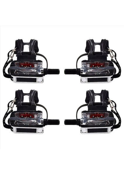 Shimano Klip Pedalları Için Ayak Kafesli Spin Bisikleti Için 2x Spd Pedalları Iç Mekan Egzersiz Bisiklet Platformu Pedalları 9/16 Inç (Yurt Dışından)