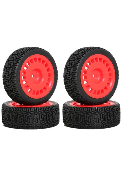 4pcs 68MM Ralli Trenleri XV01 XV02 TT01 TT02 Ptg-2 1/10 Rc Ralli Yarışan Araba Yükseltme Parçaları Kırmızı (Yurt Dışından)