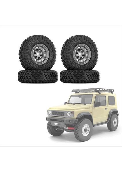 4pcs 85MM 1 55 Metal Beadlock Tekerlek Jantlar Lastikler 1/10 Rc Paletli Araba Eksenel Yetersiz Jr RC4WD D90 Tf2 Tamiya C (Yurt Dışından) fiyatları