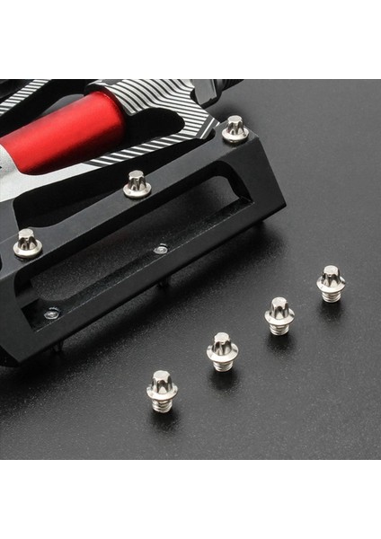 Muqzi 100PCS Pedal Cıvataları Mtb Yol Bisiklet Pedalı Sabit Vida Saplamaları Kaymaz Pim Pedalları Parçaları Anahtar Aleti ile (Yurt Dışından) indirimleri