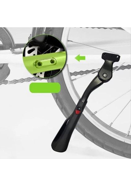 Ouxi V8 Için 20 Inç Kickstand Katlanır Fat Bisiklet Ayağı Destek Destek Dağ Kayış Scooter Bisiklet Park Yarışı Parçaları (Yurt Dışından) fırsatları