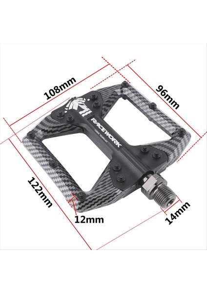 Yarış Çalışması Mtb Yol Bisiklet Pedalı Ultralight Naylon Mühürlü Rulmanlar Karbon Kaplama Dağ Bisiklet Pedalları Bisiklet Aksesuarları (Yurt Dışından) indirimleri