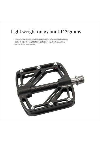 Gub Karbon Fiber Bisiklet Pedalı 3 Mühürlü Yatak Ultralight Bisiklet Platformu Pedalları Kaymaz Bisiklet Aksesuarları (Yurt Dışından) fırsatları