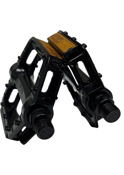 2pcs Katlanabilir Bisiklet Pedalı Kaymaz Yol Bisikleti Yatağı Pedal Seti Yansıtıcı Kayış Bisiklet Parçaları (Yurt Dışından)