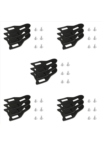 5 Set Yol Bisiklet Kilidi Pedalı Şimler Bisiklet Ayakkabı Kendi Kilit Ayarlanabilir Bisiklet Kilit Pedalı Kelepçe Conta Bisiklet Pedalları Parçalar (Yurt Dışından)