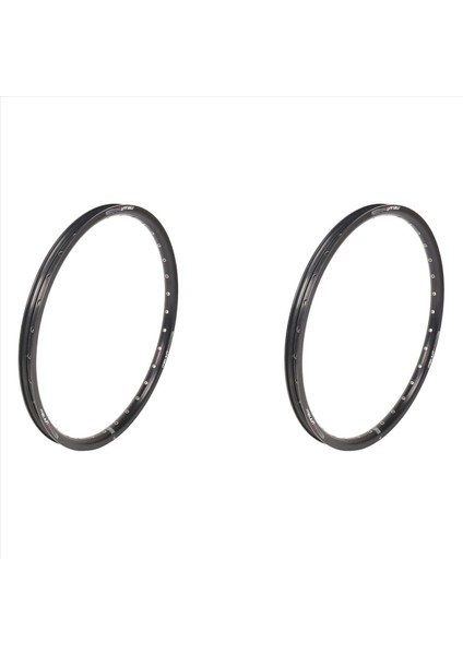 2x Meijun Dağ Bisikletleri Yol Katlama Bisikletleri 20 Inç 406 32 Delik Disk Fren Jant Parçaları Çift Diskli Jantlar (Siyah) (Yurt Dışından)