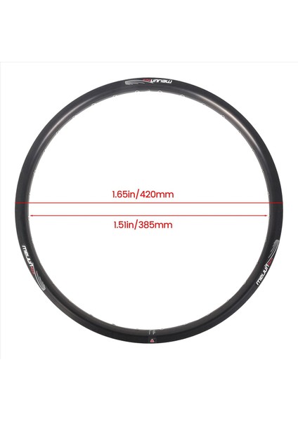 2x Meijun Dağ Bisikletleri Yol Katlama Bisikletleri 20 Inç 406 32 Delik Disk Fren Jant Parçaları Çift Diskli Jantlar (Siyah) (Yurt Dışından) fırsatları