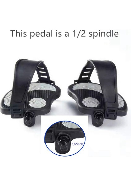 4 Adet Spin Bisikleti ve Kapalı Sabit Egzersiz Bisikleti Için Kayışlarla Bisiklet Pedalları Egzersiz (Yurt Dışından) indirimleri