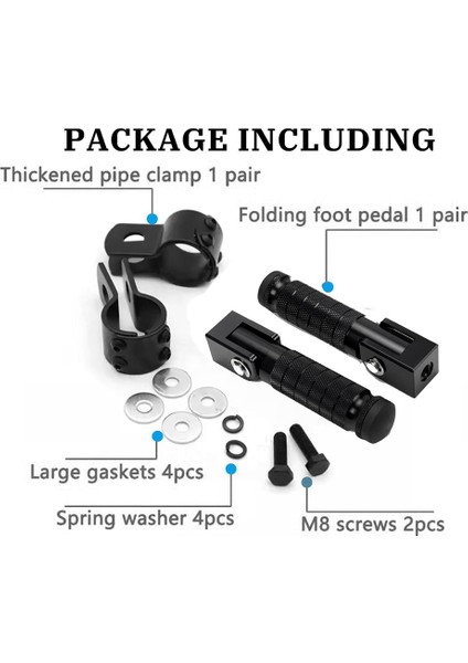 M8 Motosiklet Ayağı Pegs 90 Derece Katlanabilir Ayak Peygameleri Cnc Yamaha Honda Suzuki Aprilia Için Evlilik (Yurt Dışından) fiyatları