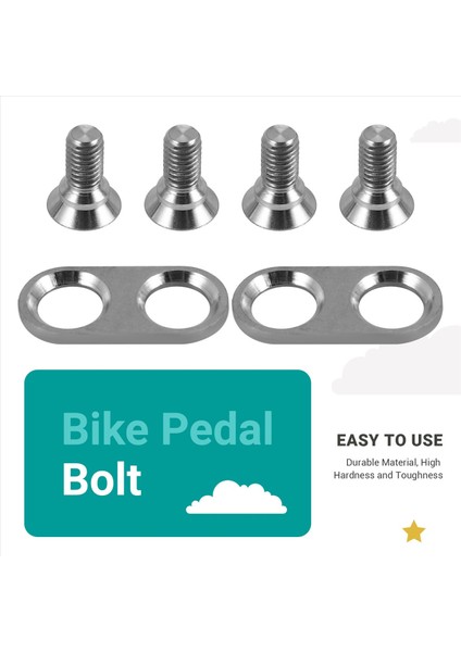 Shimano Için Titanyum Pedal Kelepçe Cıvatası Spd M980 M985 M780 M785 M540 M545 M520 M424 (Yurt Dışından) indirimleri