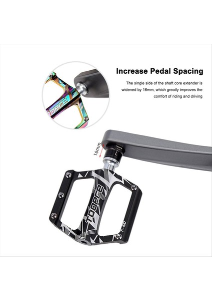 Toopre Bisiklet Pedalı Uzatma Cıvataları Ara Ara Pedal Axle Krank Aksesuarları Profesyonel Mtb Yol Bisiklet Aksesuarları-C (Yurt Dışından) fırsatları
