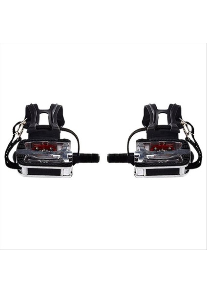 Shimano Klip Pedalları Için Ayak Kafesli Spin Bisikleti Için Spd Pedalları Kapalı Egzersiz Bisiklet Platformu Pedalları 9/16 Inç (Yurt Dışından)