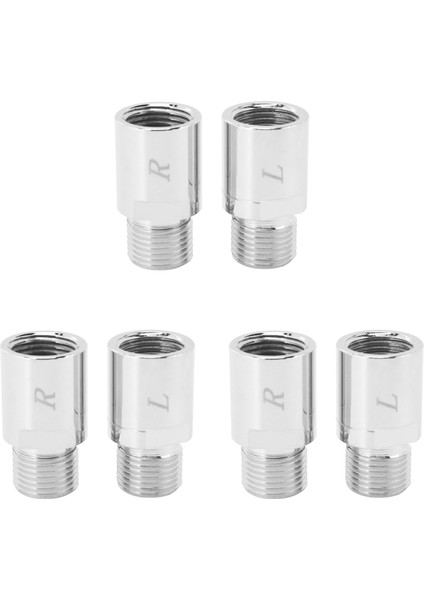 6x Dağ Yolu Bisiklet Pedalı Kiliti Uzatma Mil Pedalı Uzatma Uzatma Çelik Mil Pedalı Uzatma (Yurt Dışından)