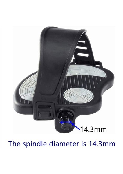 2x Egzersiz Bisiklet Pedalları Spın Bisiklet ve Iç Mekan Sabit Egzersiz Bisikleti 9/16INCH (Yurt Dışından) modelleri