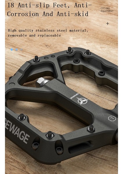 Gewage Ultralight Conta Yatakları Bisiklet Bisiklet Pedalları Bisiklet Naylon Yolu Bmx Mtb Pedallar Düz Platform Bisiklet Aksesuarları Sarı (Yurt Dışından) fiyatları