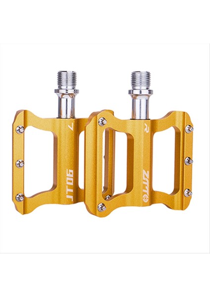Ztto Yol Bisikleti Ultralight Düz Pedal Alüminyum Alaşım Bisiklet Rulmanları Anti-Slip Katlanır Pedallar Bisiklet Altın (Yurt Dışından)