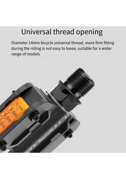 4x Liteplus Alüminyum Alaşım Bisiklet Katlanır Pedallar Kaymaz Rüzgarda Küçük Tekerlek Katlanır Bisiklet Pedalları D (Yurt Dışından) indirimleri